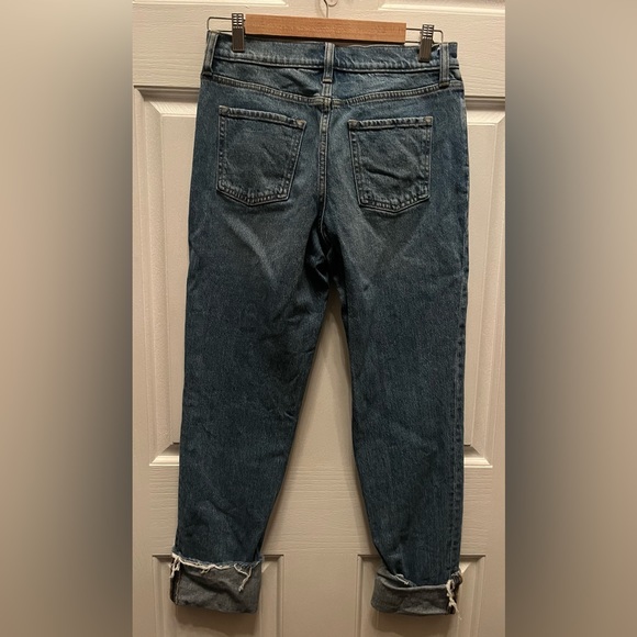 PRE-OWNED Banana Republic  Women's Slouch Jean- Cuffed Bottom - Petite 25/0 - Picture 6 of 6